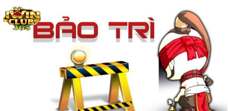 Cổng game iWin bảo trì hệ thống